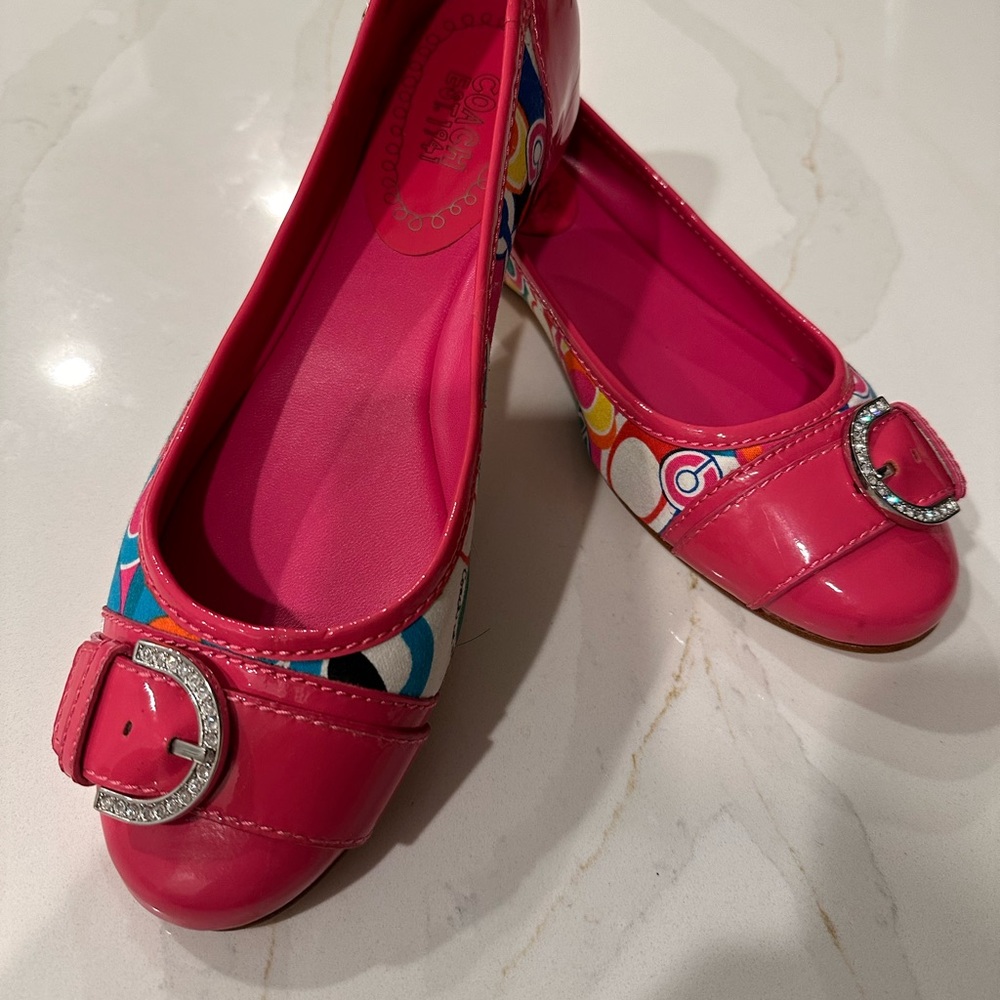 Colorful, Coach flats, size 9